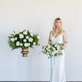 Cream and Sage Ceremony Arrangements - Makes 2
