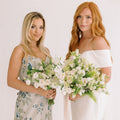 White Wildflower Whimsy Full DIY Bridal and 4-5 Bridesmaid Bouquets